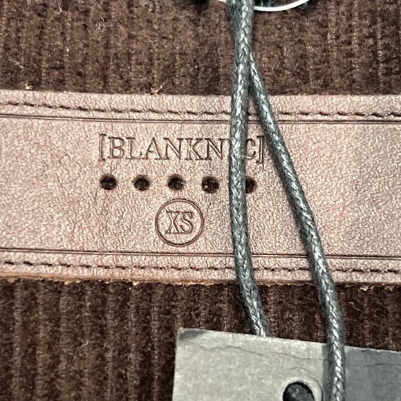 BlankNYC Womens XS Corduroy Blazer Jacket Brown 1 Button Academia Office Preppy - Picture 9 of 10